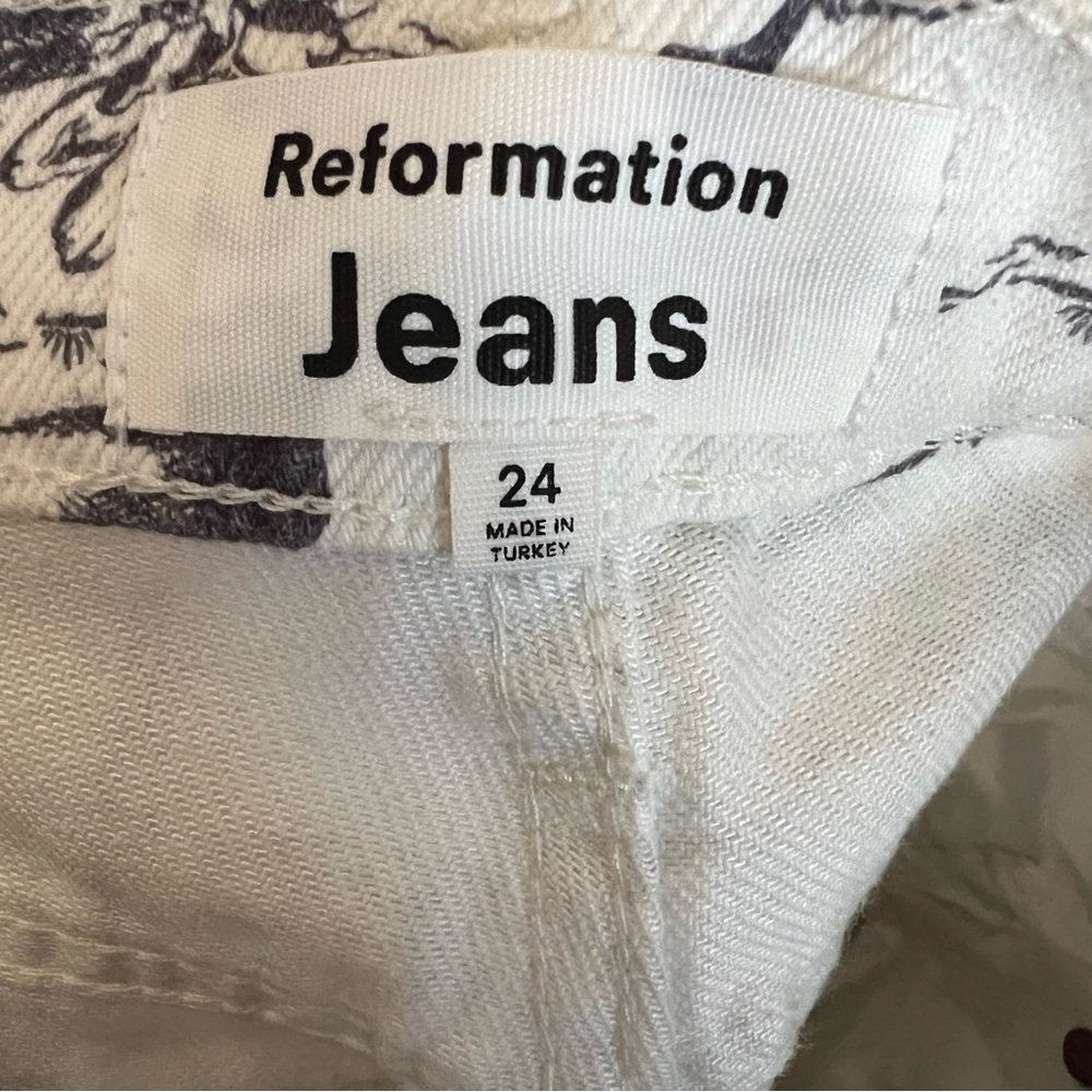 Reformation Oasis High Rise Straight Jeans Size 24 - Picture 13 of 15